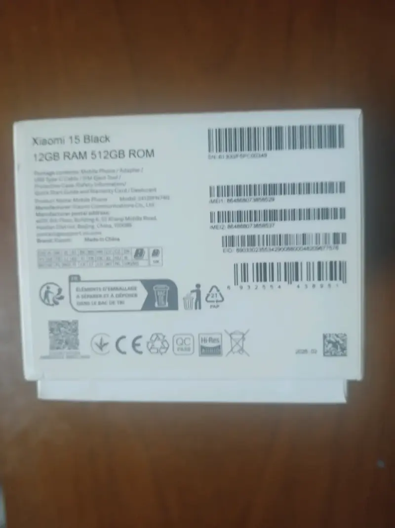 Smartphone Xiaomi 15 Negro 512GB - 3