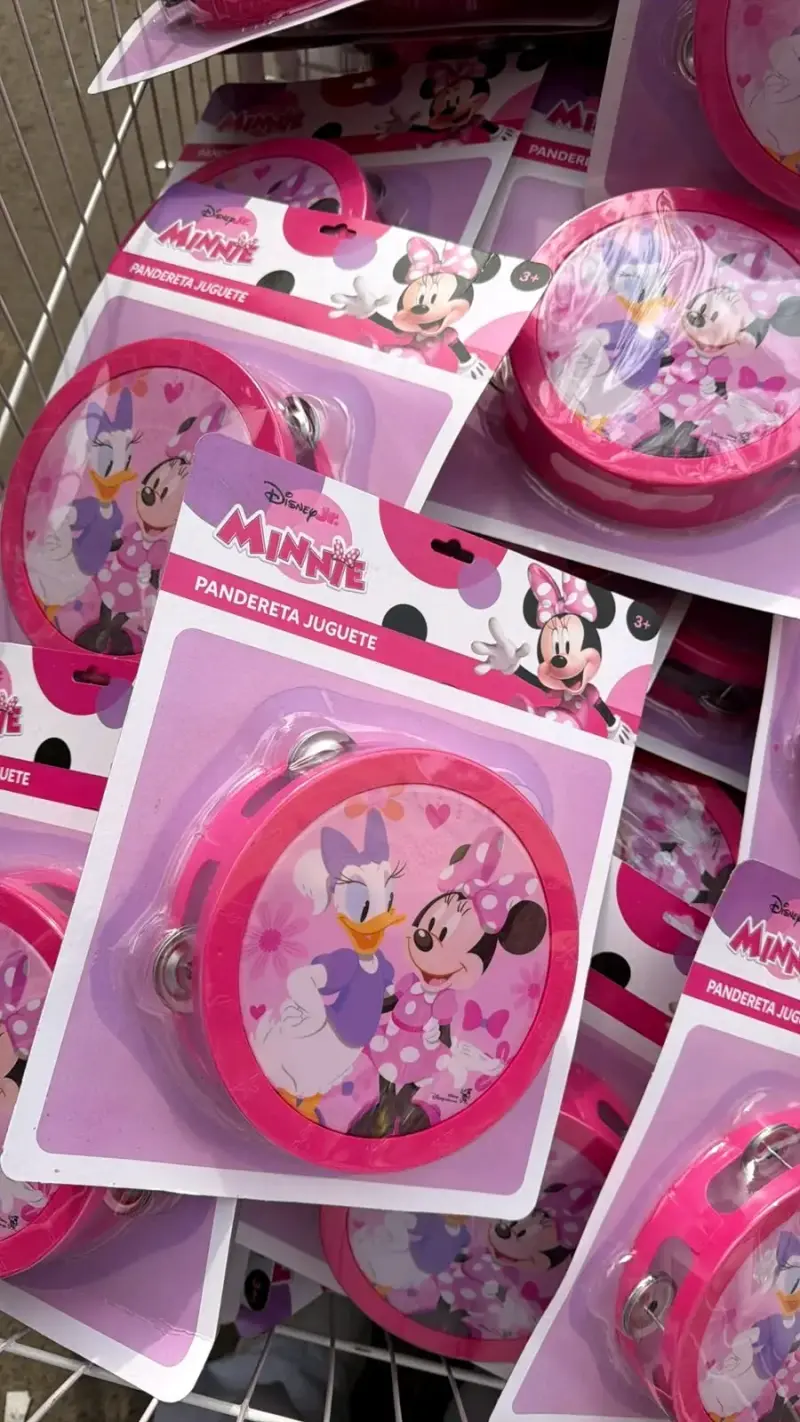 Pandereta Juguete Disney Mickey y Minnie - 2