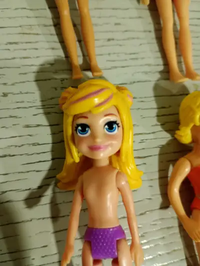 Lote 10 muñecas Polly Pocket con armario magico - miniatura 2