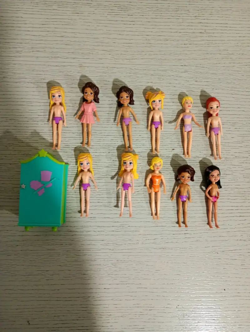 Lote 10 muñecas Polly Pocket con armario magico - 3