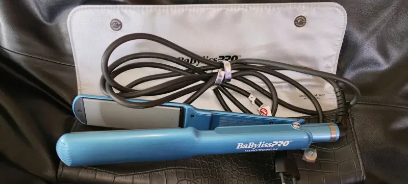Plancha de Pelo BaBylissPRO Nano Titanium Azul - 4