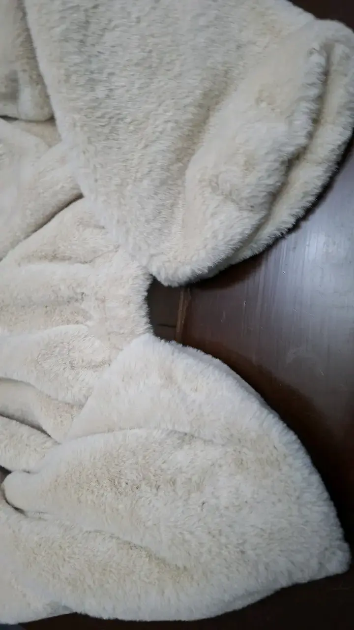 Chaqueta de Peluche Beige Bershka - 3