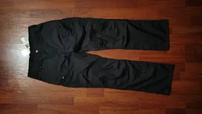 Pantalones outdoor negros para hombre - miniatura 1