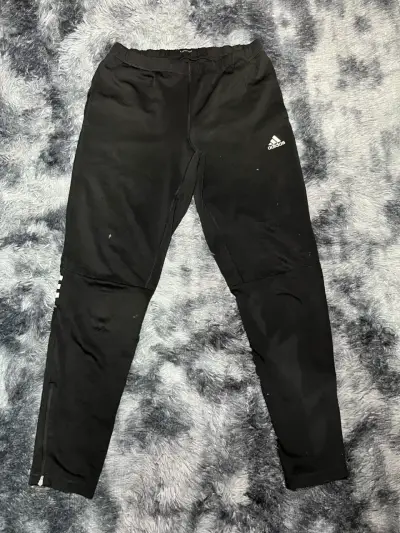 Pantalones deportivos negros Adidas mujer - miniatura 1