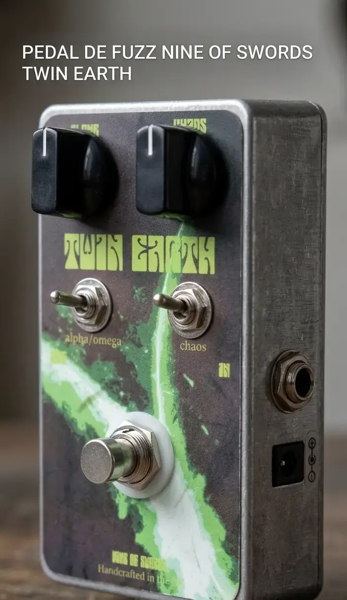 Pedal Fuzz Nine of Swords Twin Earth Guitarra Bajo - 1