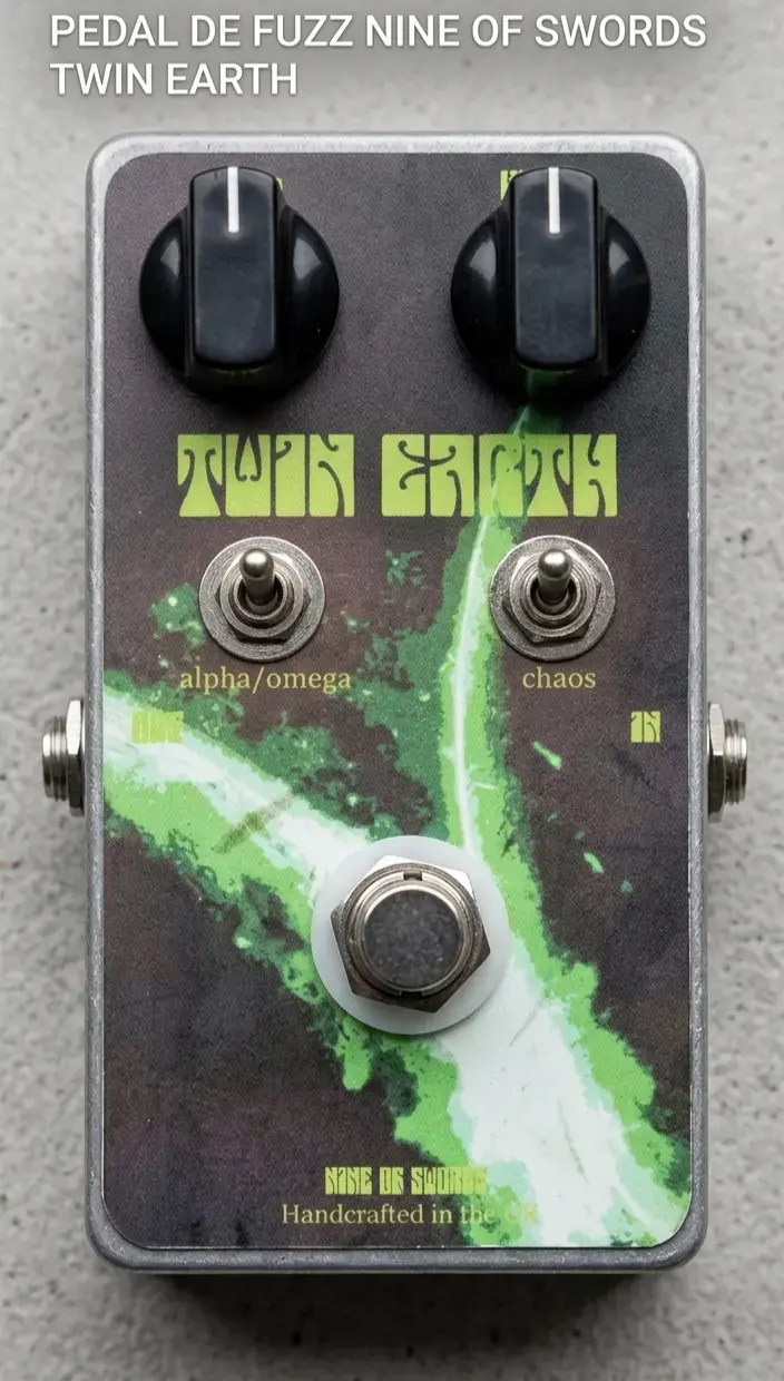 Pedal Fuzz Nine of Swords Twin Earth Guitarra Bajo - 2