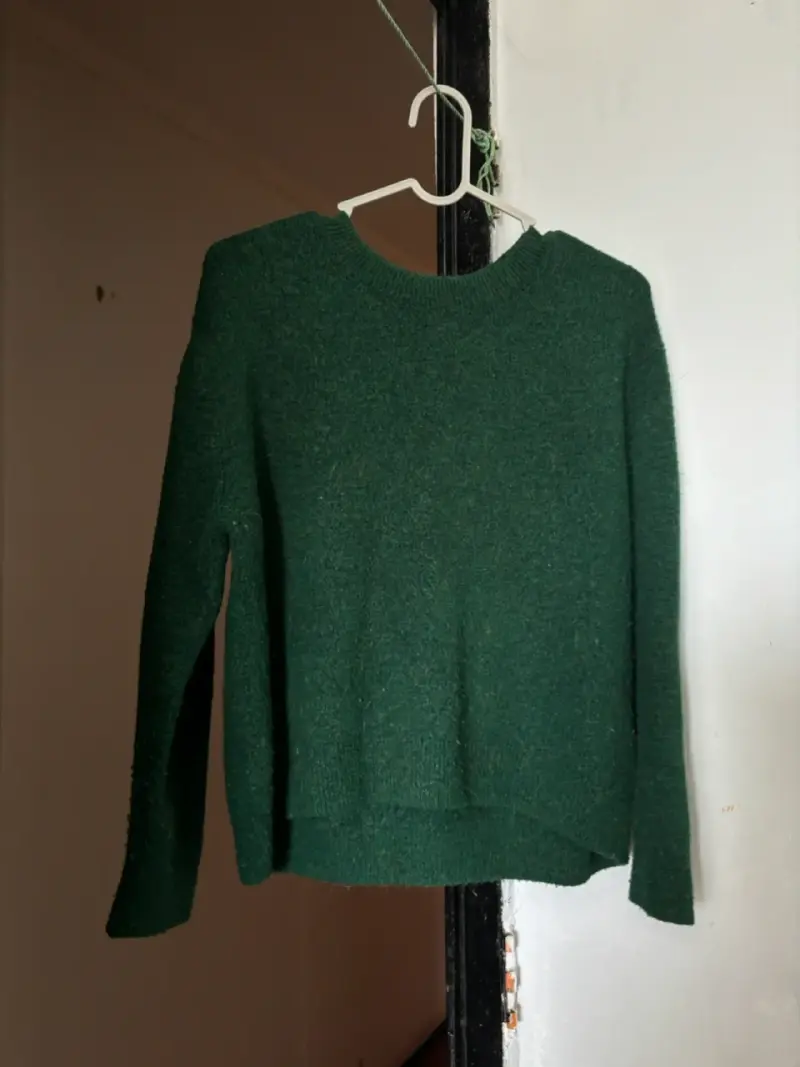Suéter verde mujer - 2