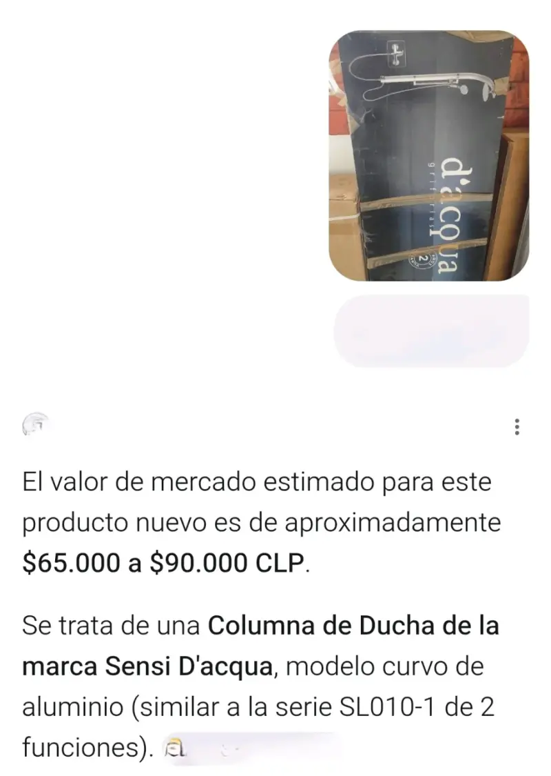 Columna de ducha D'acqua con grifería - 2