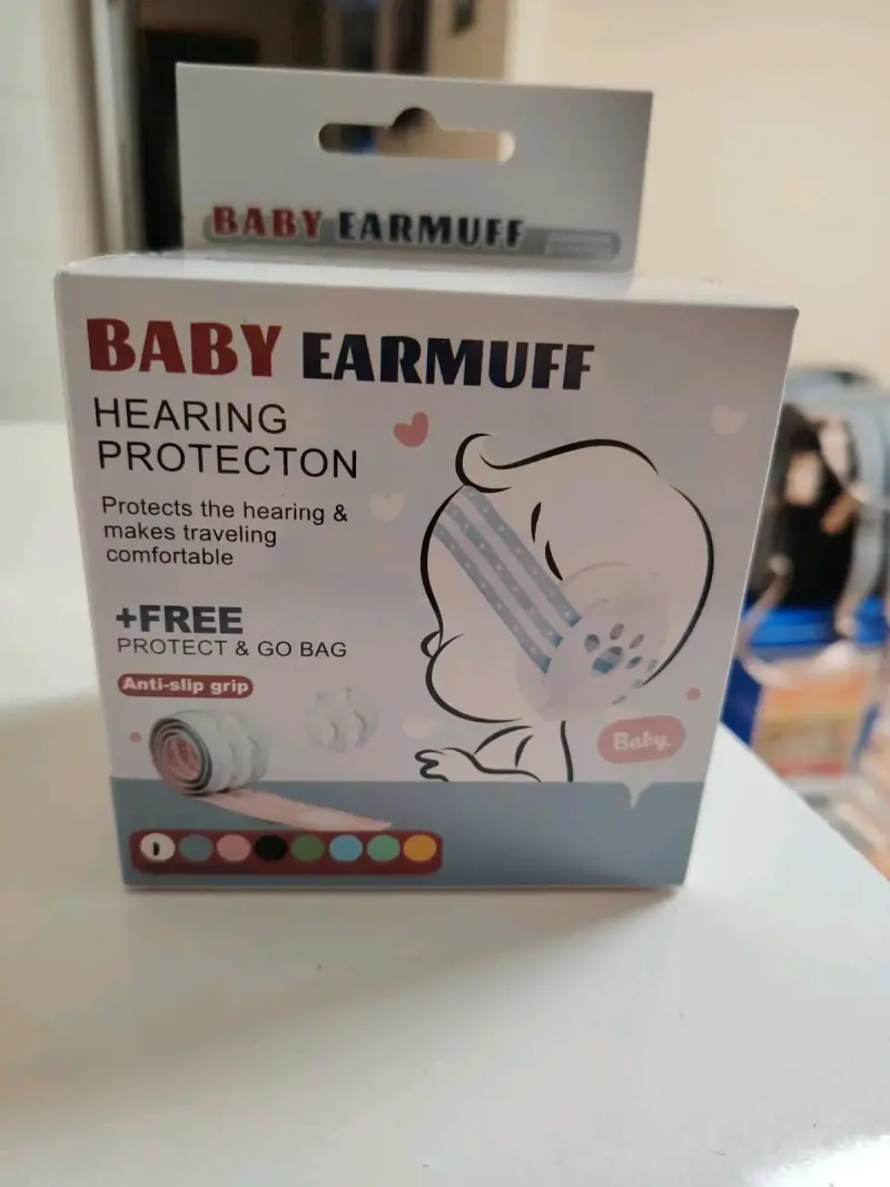 Protectores auditivos para bebé con bolsa de transporte