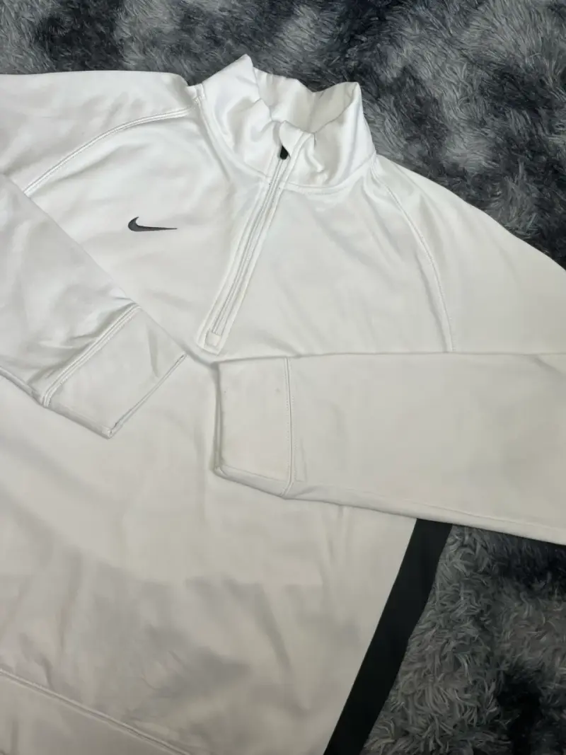 Polerón Nike Therma-Fit Blanco con Cierre - 2