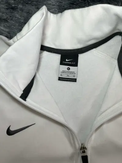 Polerón Nike Therma-Fit Blanco con Cierre - miniatura 3