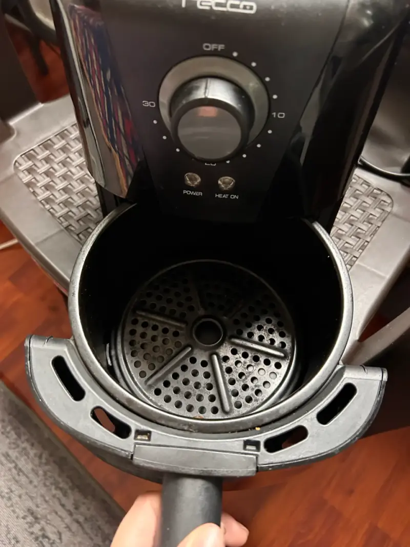 Freidora de aire Recco negra compacta - 2