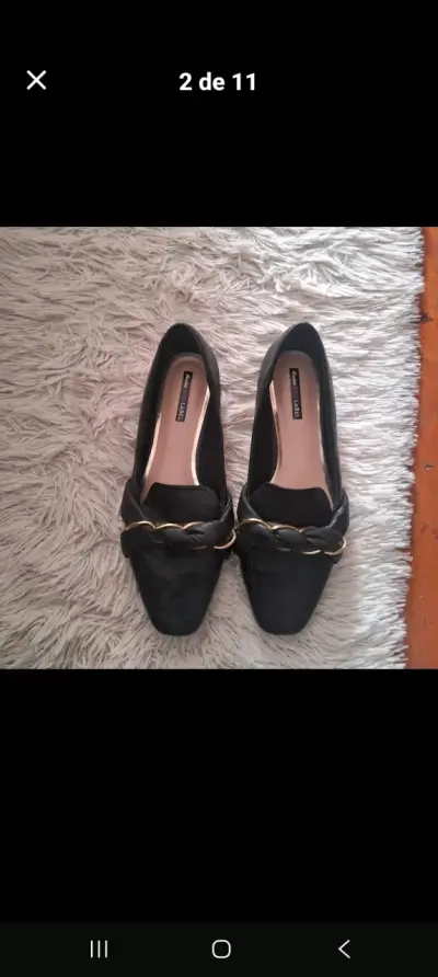 Botines de cuero negro con cierre lateral - miniatura 3