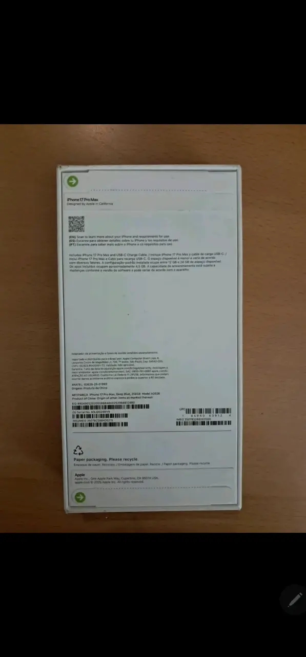 Iphone 17 Pro Max 256GB Deep Blue - 2