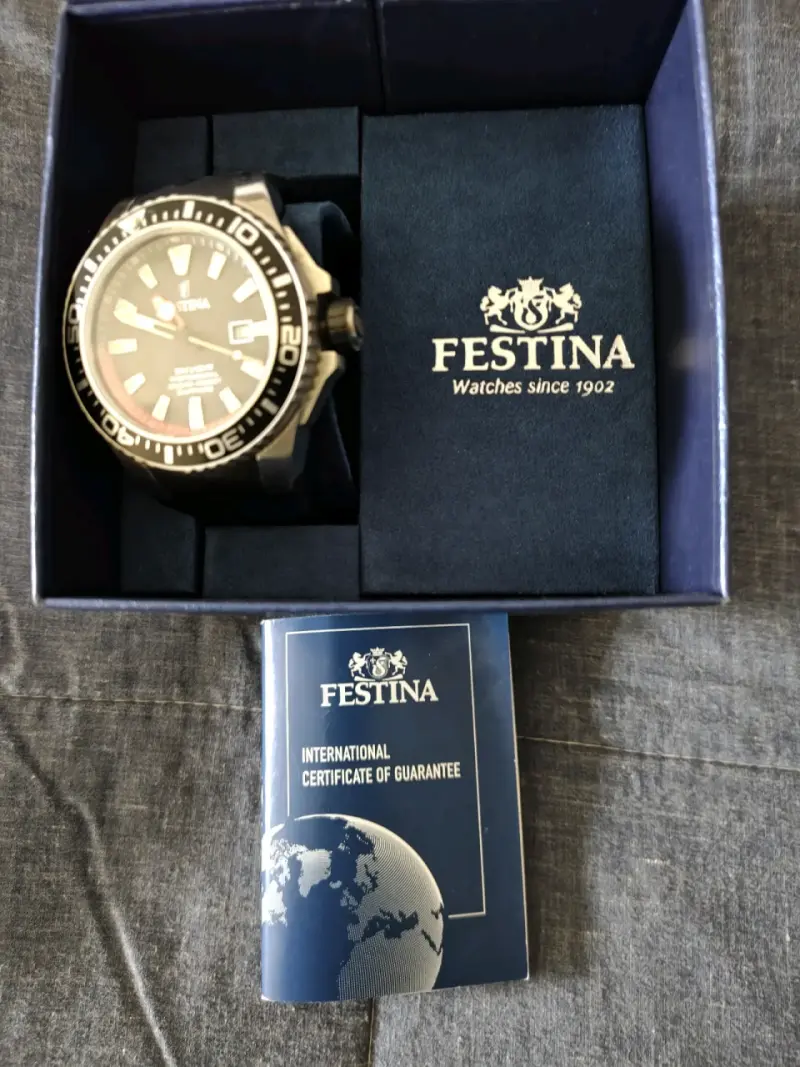 Reloj de buceo Festina profesional resistente al agua - 5