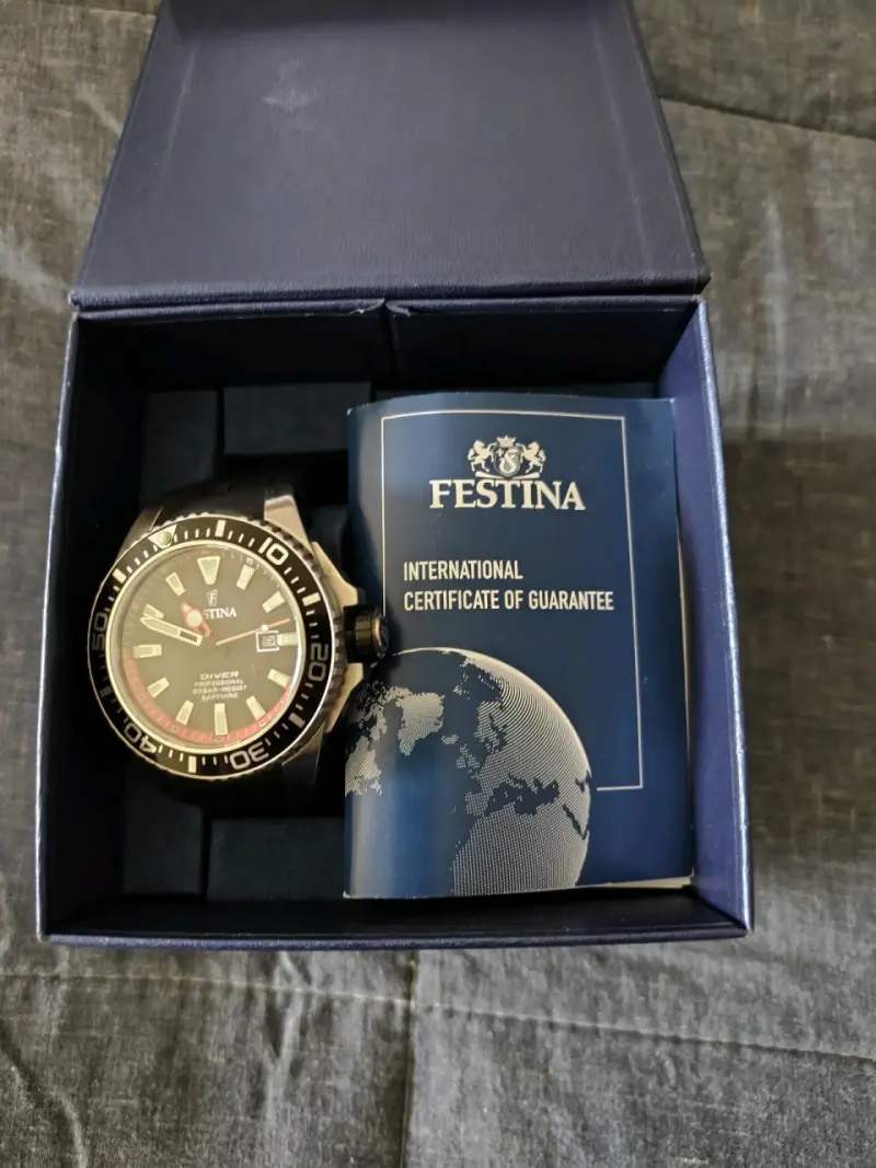 Reloj de buceo Festina profesional resistente al agua - 6