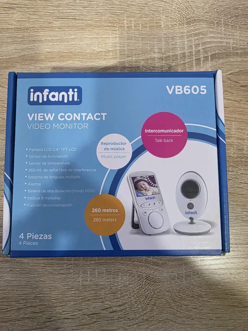 Monitor de Video para Bebé Infanti VB605 con Intercomunicador - 2
