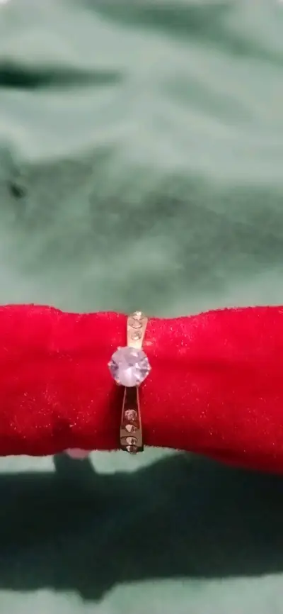 Anillo doble laminado oro de 14 y 18 klates - miniatura 2