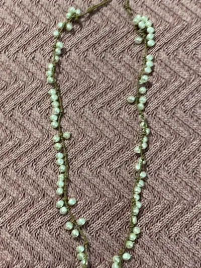 Collar de perlas artificiales Anaya elegante - miniatura 1
