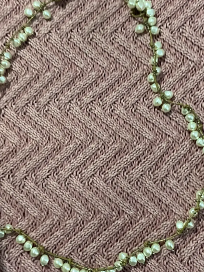 Collar de perlas artificiales Anaya elegante - 2