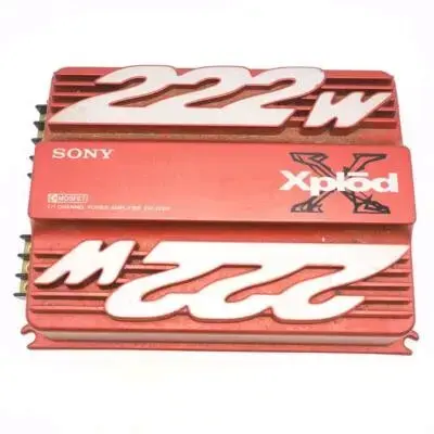 Amplificador de Auto Sony Xplod 222W Rojo - 2