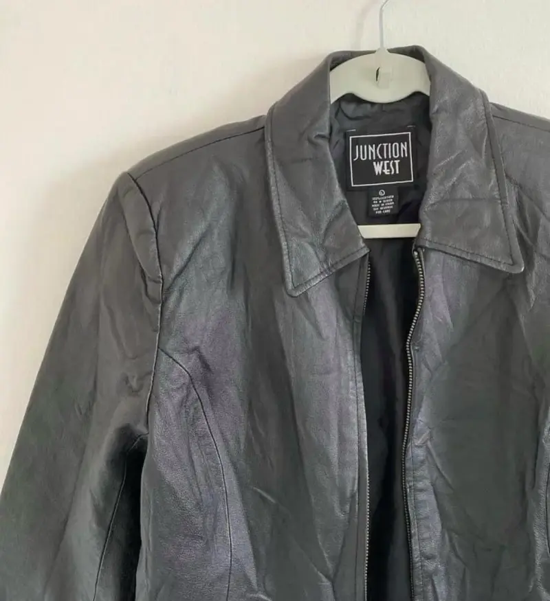Chaqueta de cuero negra Junction West - 2