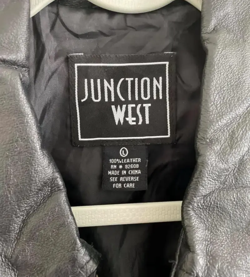 Chaqueta de cuero negra Junction West - 3