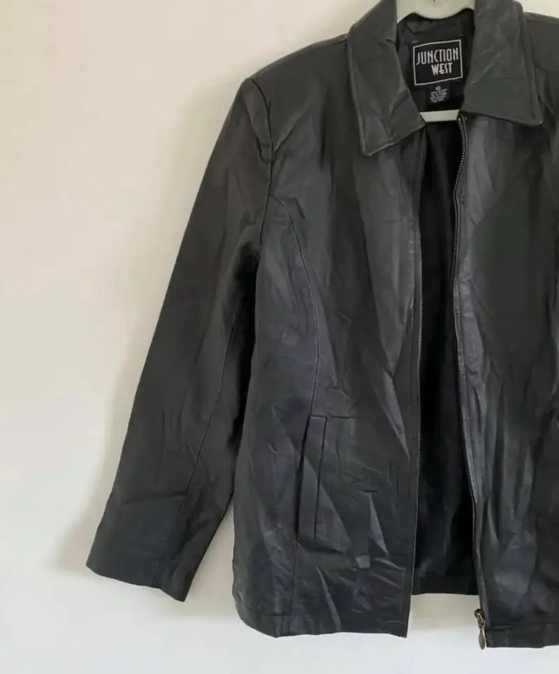 Chaqueta de cuero negra Junction West - 4