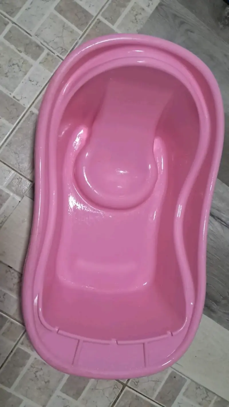 Tina de baño para bebé color rosado
