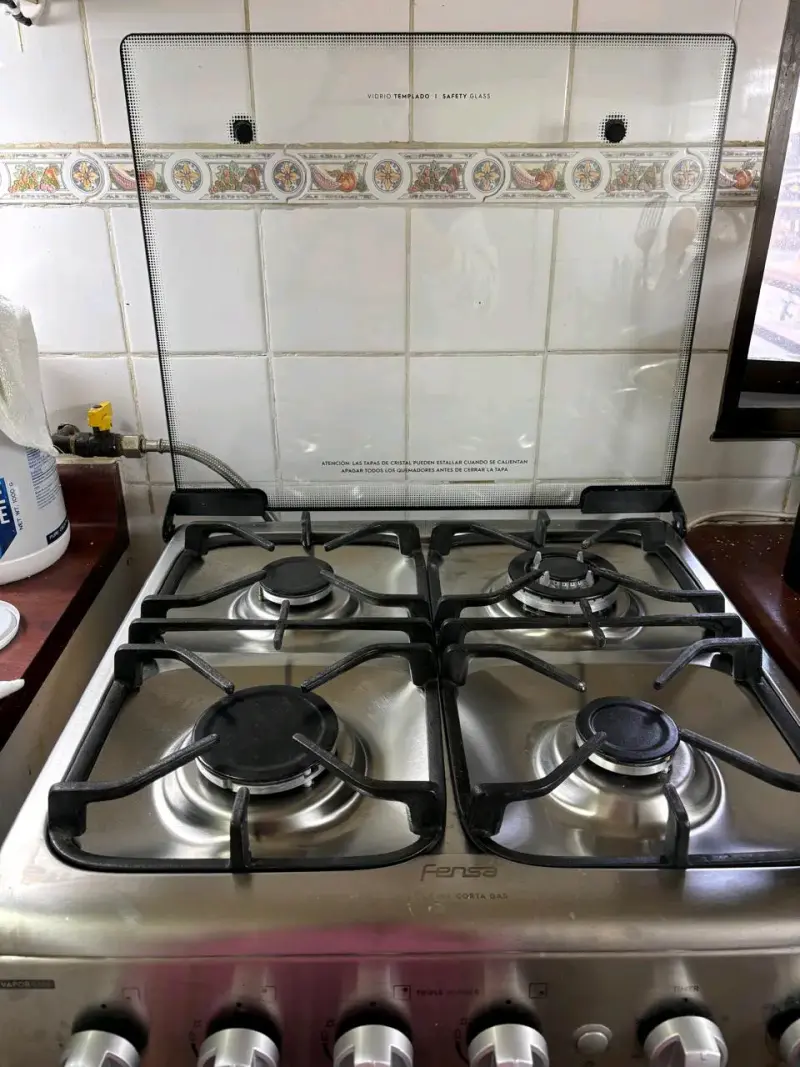 Cocina a gas Fensa con horno y 4 quemadores - 3