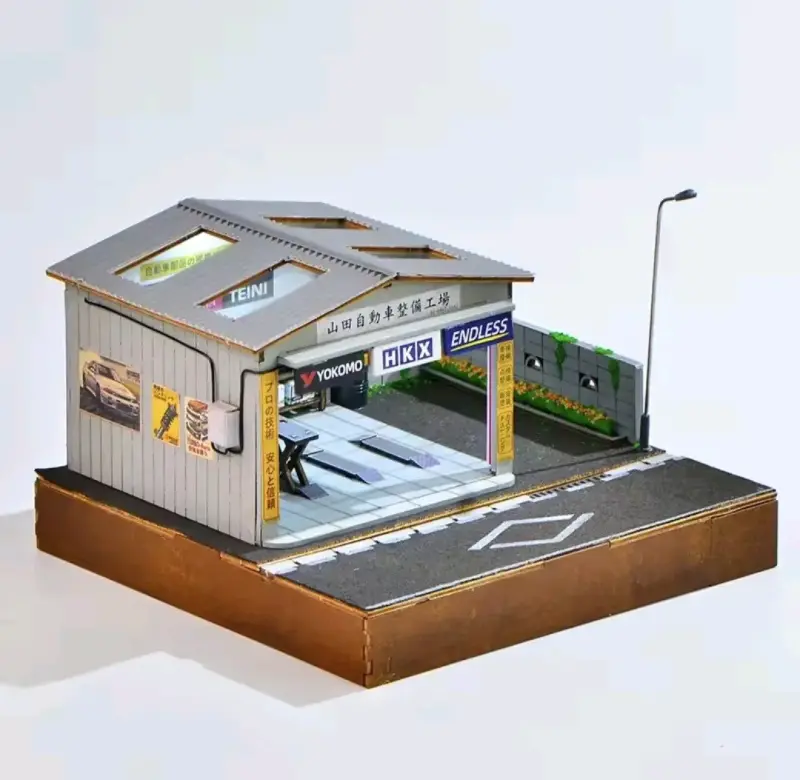 Diorama/Maqudeta taller a escala 1/64 Yamada NUEVO - 2