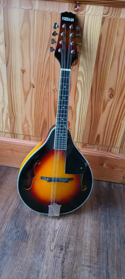 Mandolina Freeman con acabado sunburst 6 cuerdas - miniatura 1