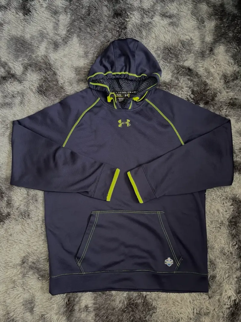 Polerón Under Armour azul y verde - 1