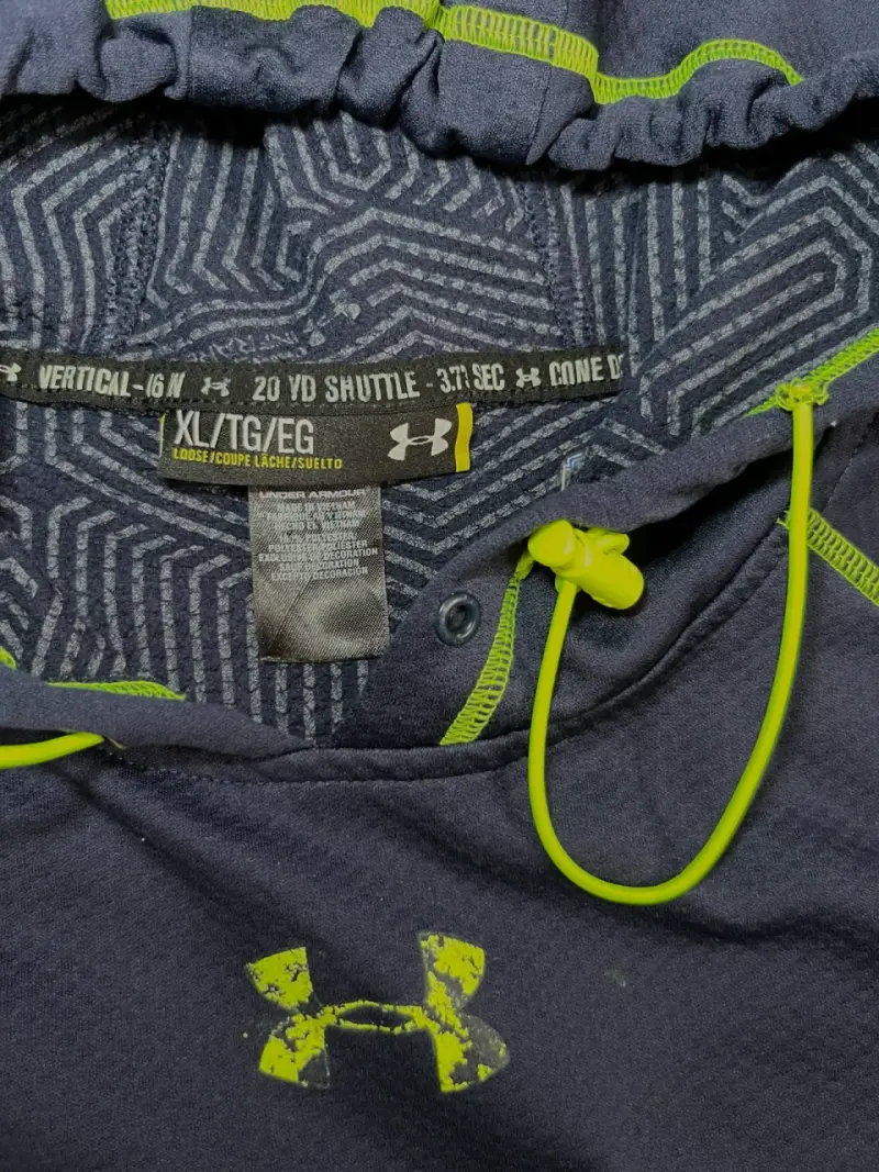 Polerón Under Armour azul y verde - 3