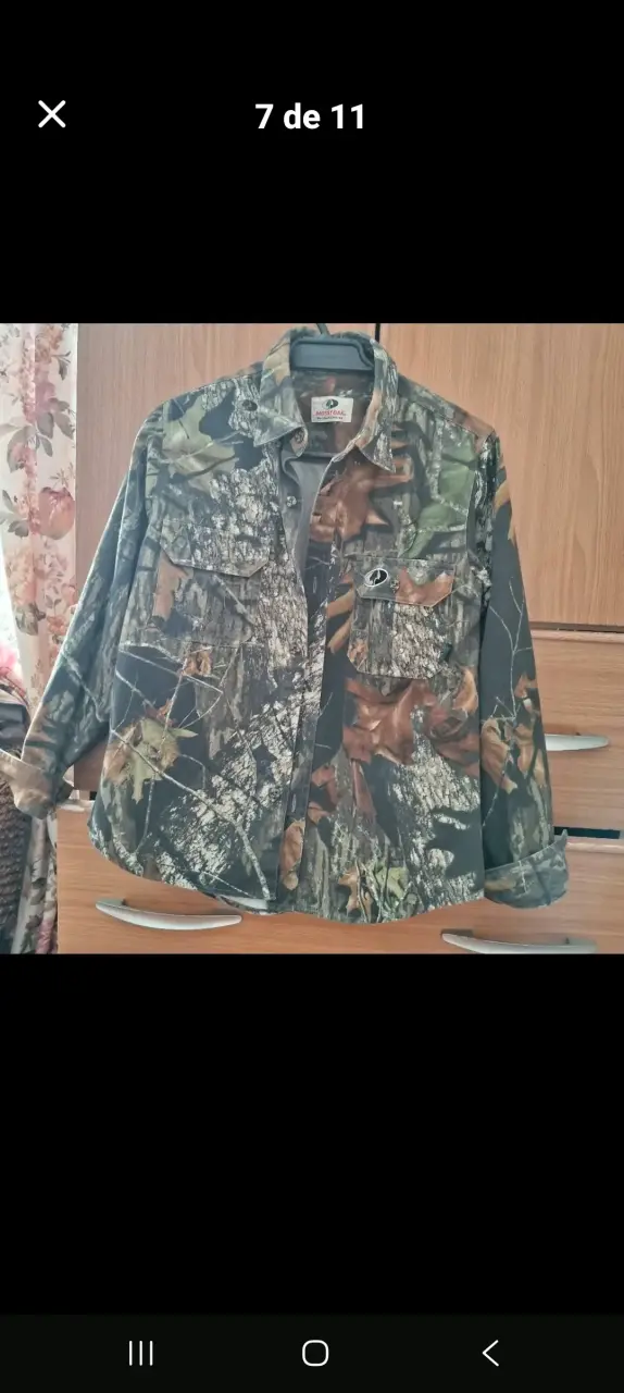 Chaqueta camuflada Mossy Oak para caza