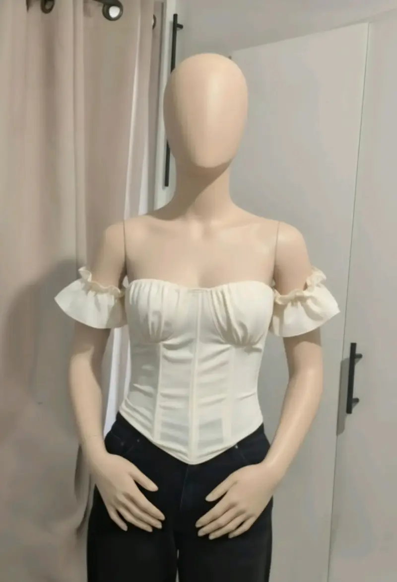 Corset de hombros descubiertos en varios colores