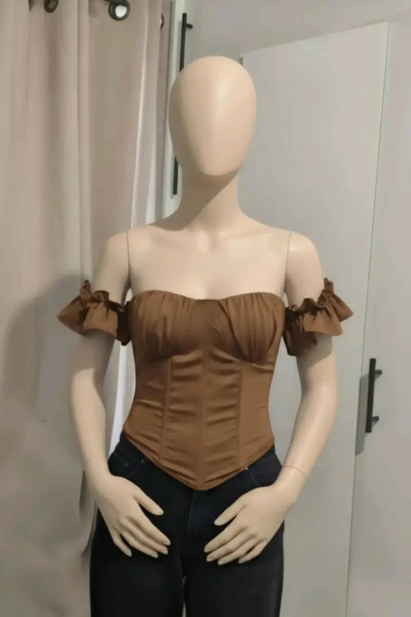 Corset de hombros descubiertos en varios colores - 3