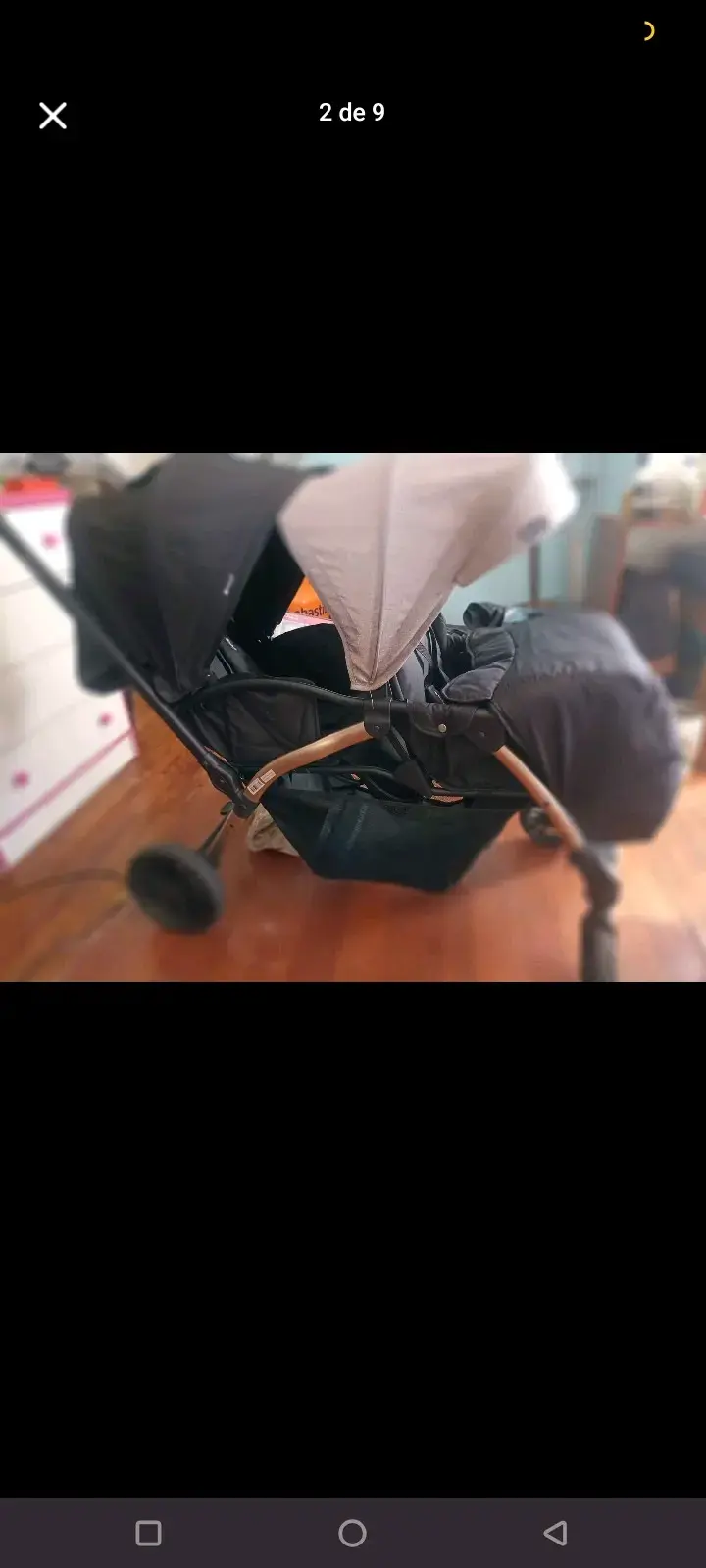 Coche doble para bebé Baby Jogger negro - 2