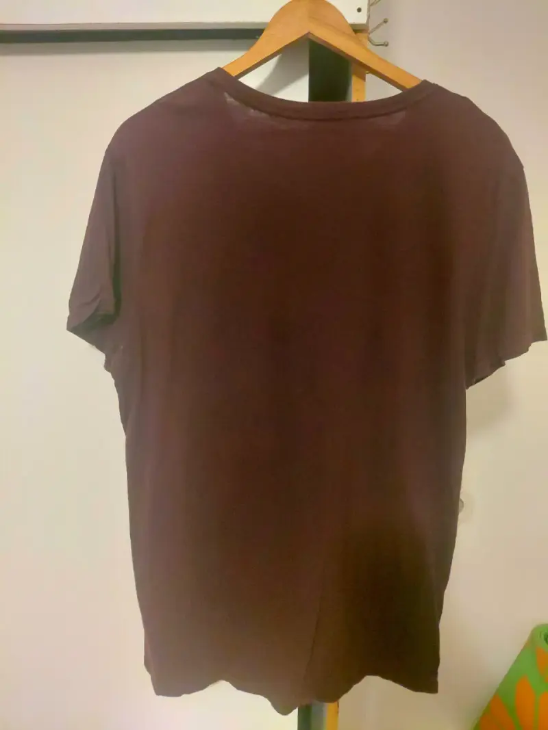 Polera burdeo American Eagle - 3