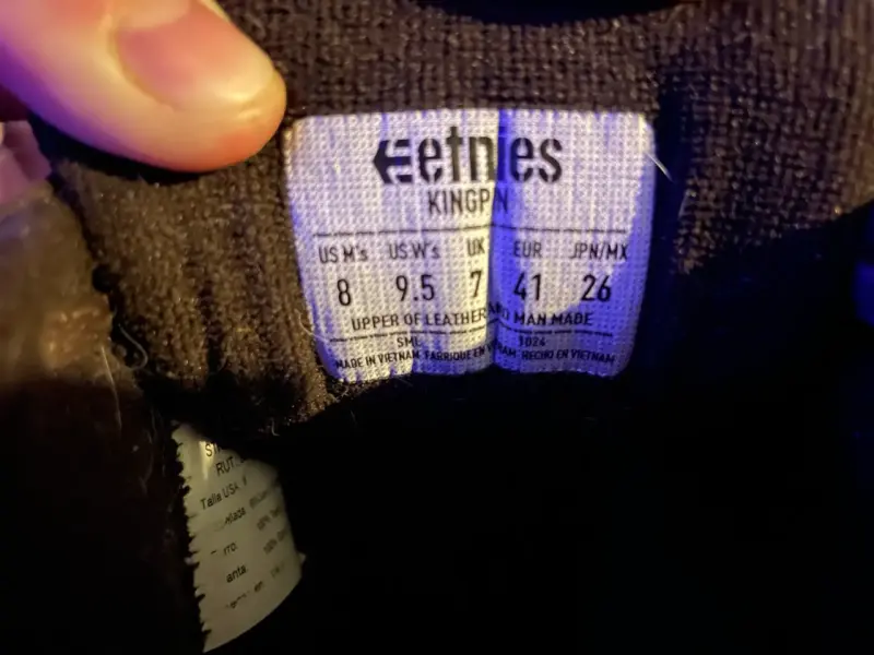 Zapatillas de skate cafes Etnies Kingpin - 3