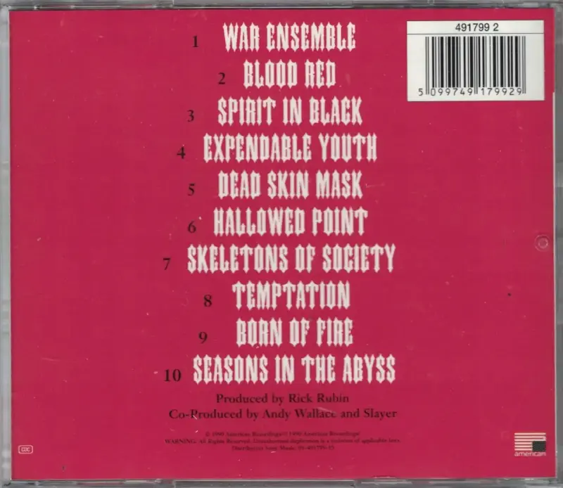 Slayer - Seasons in the Abyss (CD) - 2