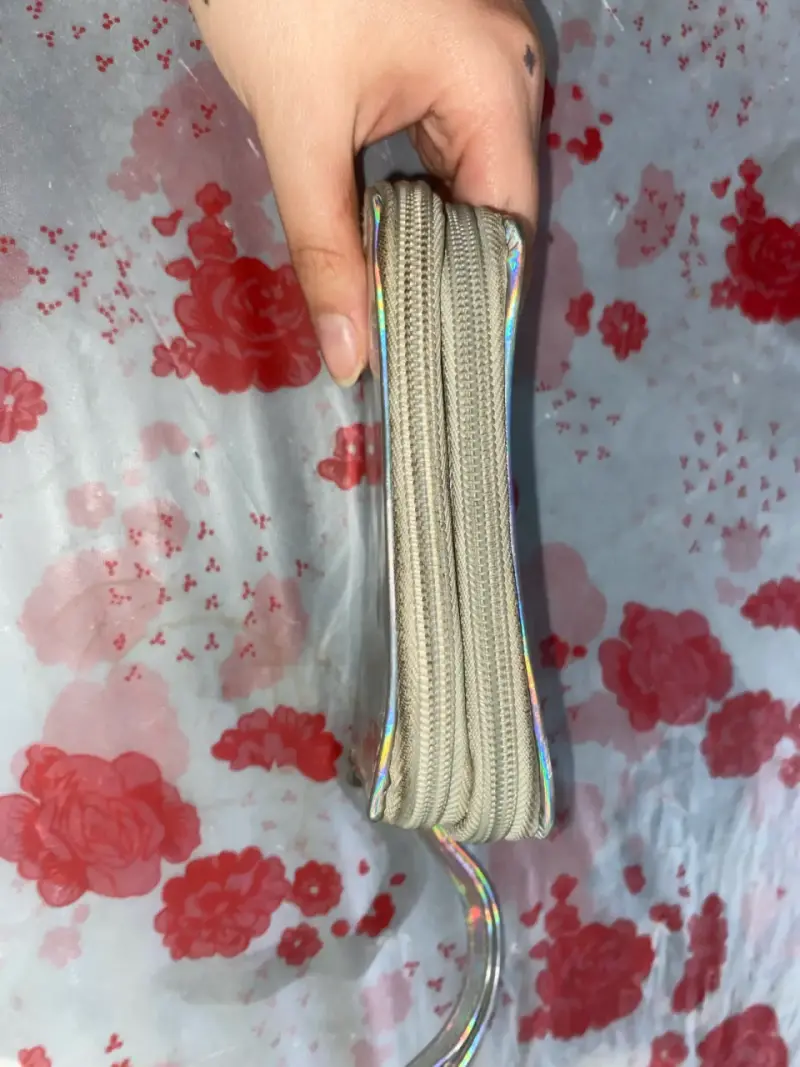 Monedero holográfico con cierre doble - 2