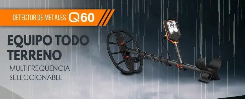 Detector de Metales Quest Q60 Multifrequencia Oro - 1