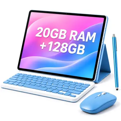 Tablet Android 20GB RAM 128GB con Teclado y Mouse - miniatura 1