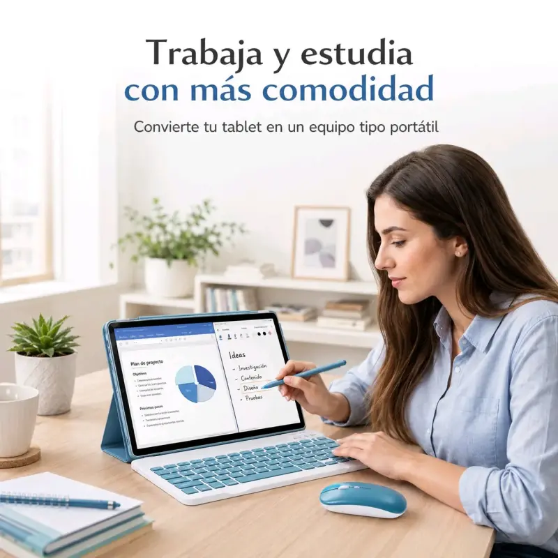 Tablet Android 20GB RAM 128GB con Teclado y Mouse - 3