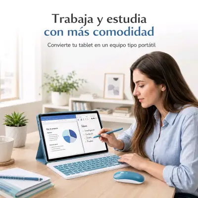 Tablet Android 20GB RAM 128GB con Teclado y Mouse - miniatura 3