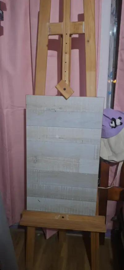 Caballete de madera para pintura ajustable - miniatura 1