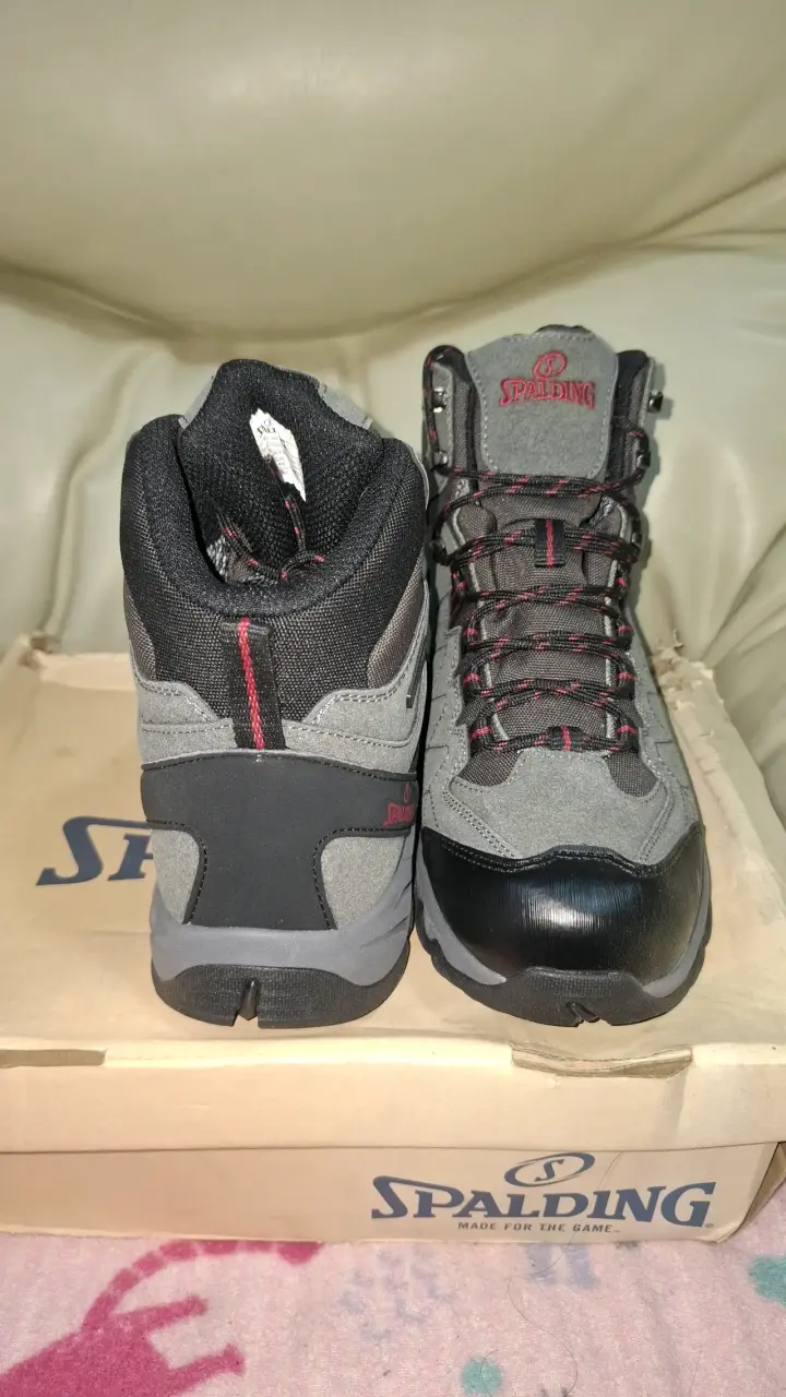 Botas de senderismo Spalding gris y negro - 3