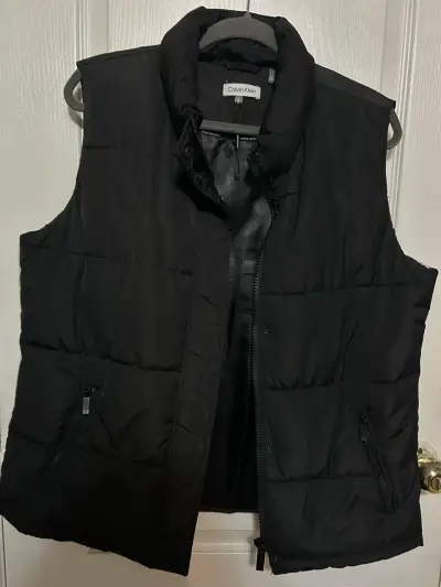 Parka negra Calvin Klein original - miniatura 1