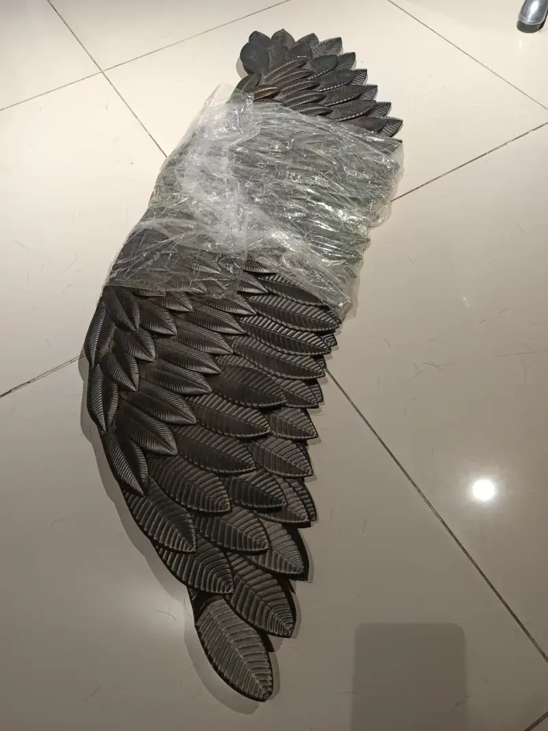 Alas decorativas de zinc para muro - 4